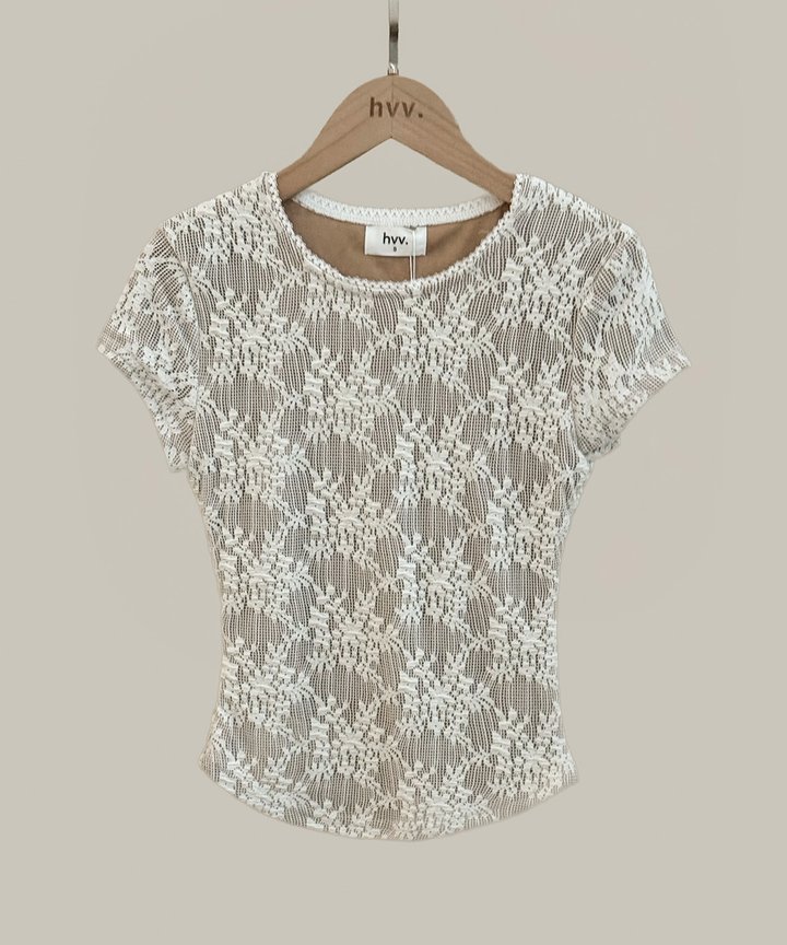 Lelet Lace Top - White