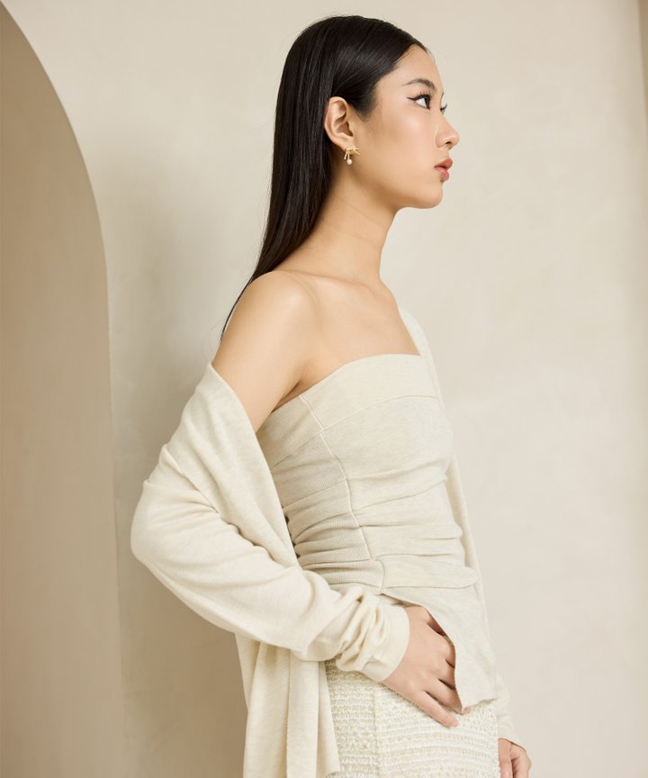 Thea Cardigan - Oat