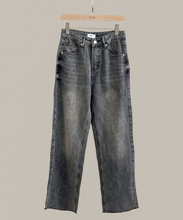 Cove Straight-Cut Jeans - Black