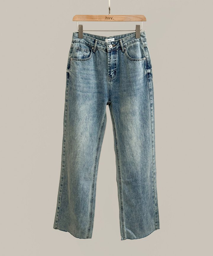 Cove Straight-Cut Jeans - Blue