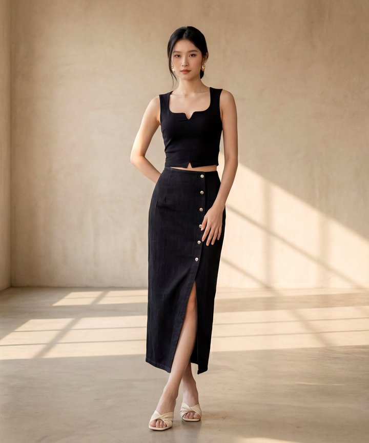 Sachi Bustier - Black