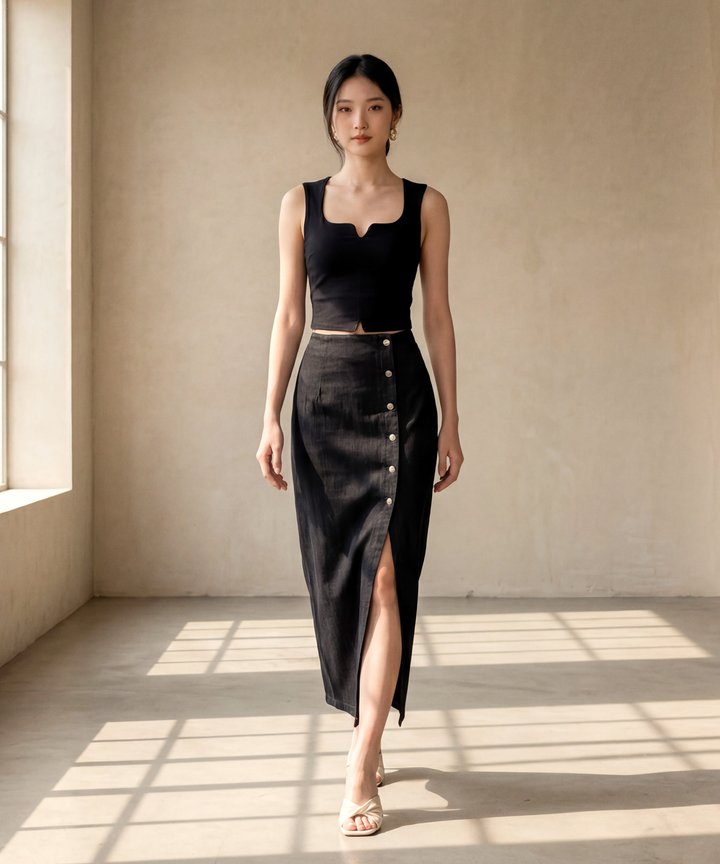 Sachi Bustier - Black
