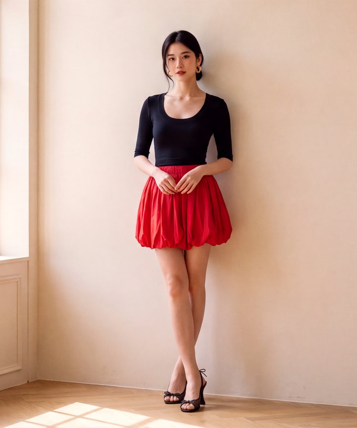 Ballet Lounge Top - Black