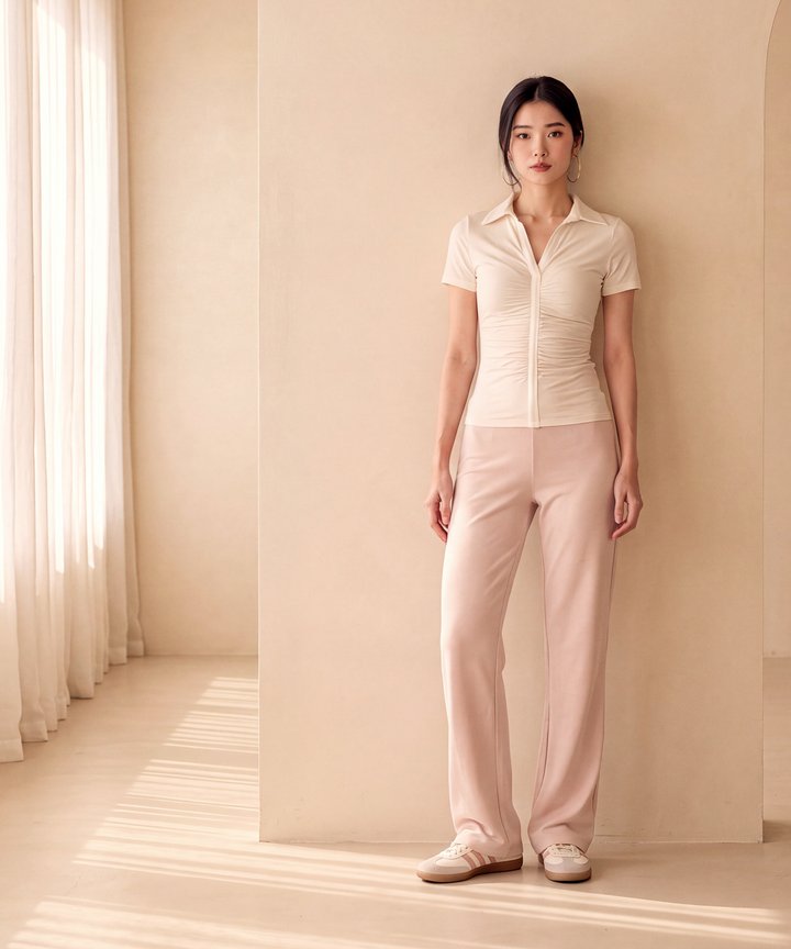 Casper Pants - Pale Pink
