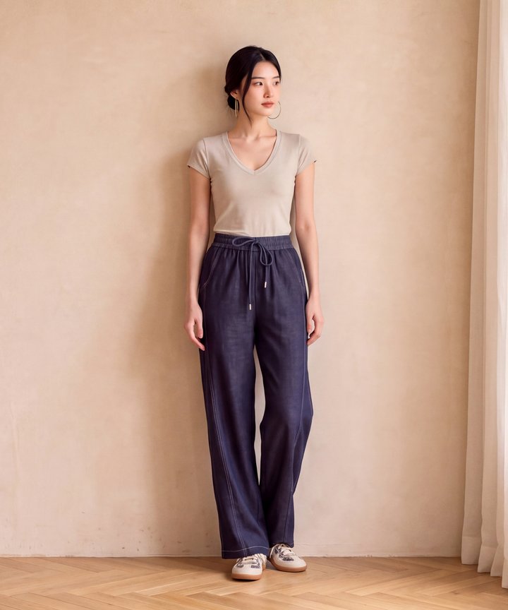 Malt Basic Tee - Light Greige