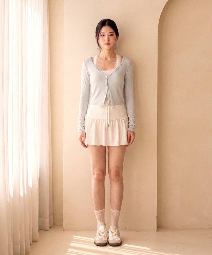 Mica Soft Cardigan - Powder Blue