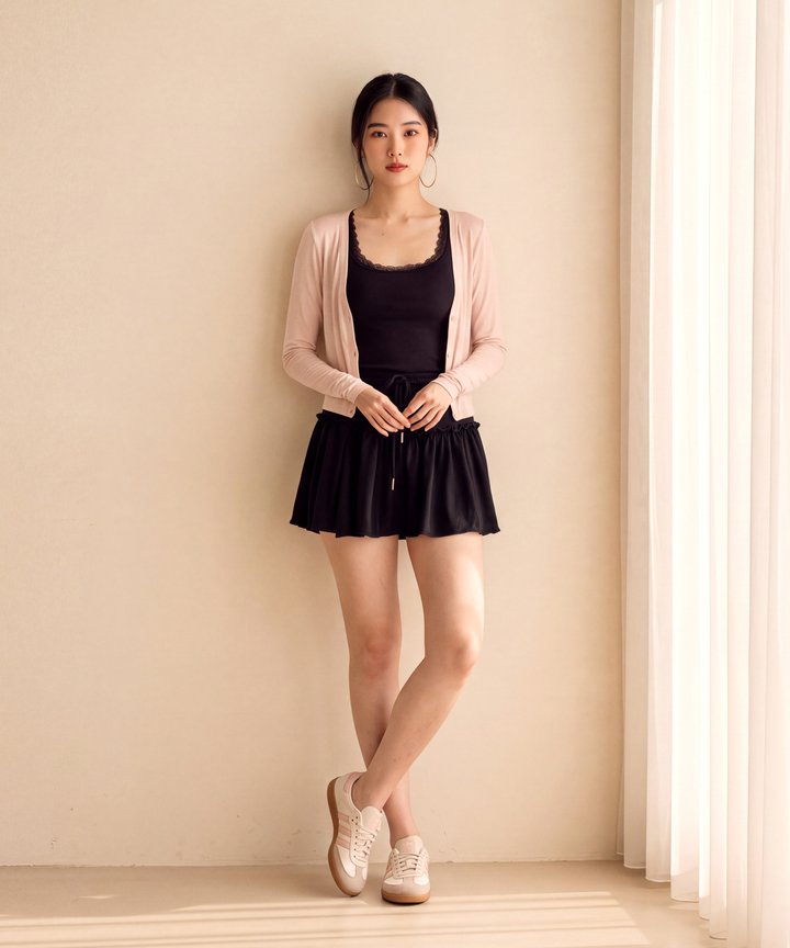 Mica Soft Cardigan - Blush Pink