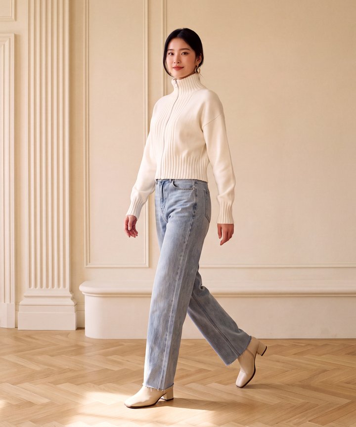 Hampton Knit Cardigan - White (Preorder)