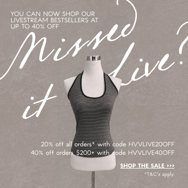 Missed it Live? Sale