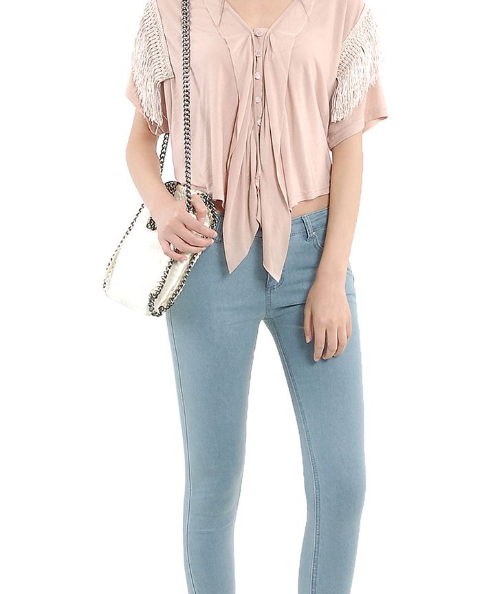 Soleil Fringe Blouse