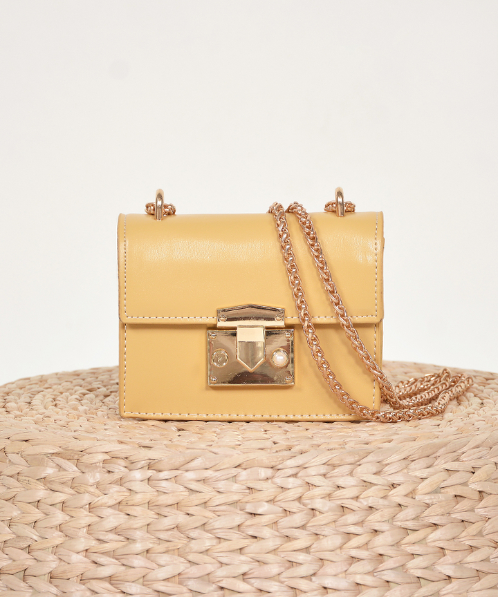 Lyon Shoulder Bag - Mustard