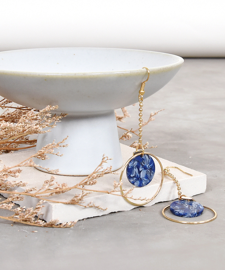 Haven Marble Drop Earrings