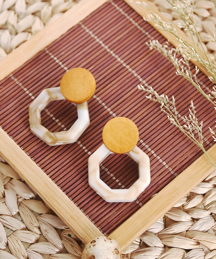 Talia Marble Earrings