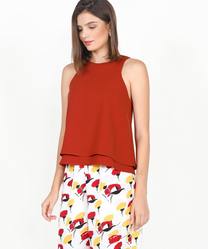 Monet Printed Pants - White