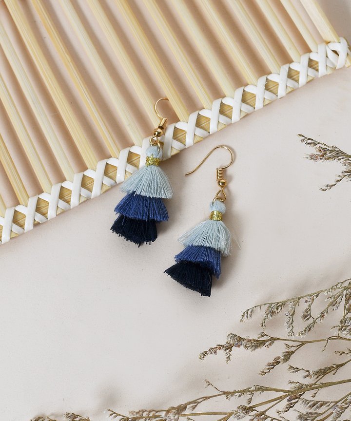 Tiered Tassel Earrings