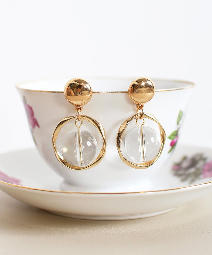 Bergamot Glass Earrings