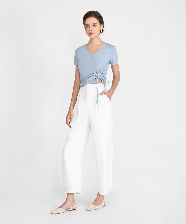 Adelaide Wide Leg Pants - White