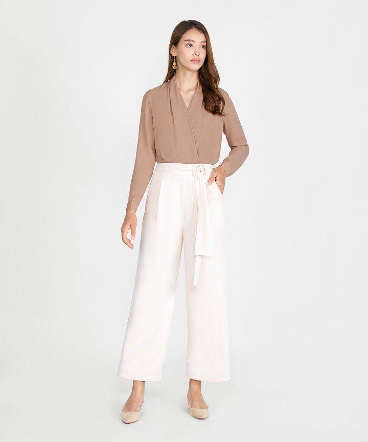 Emory Overlay Blouse - Toffee