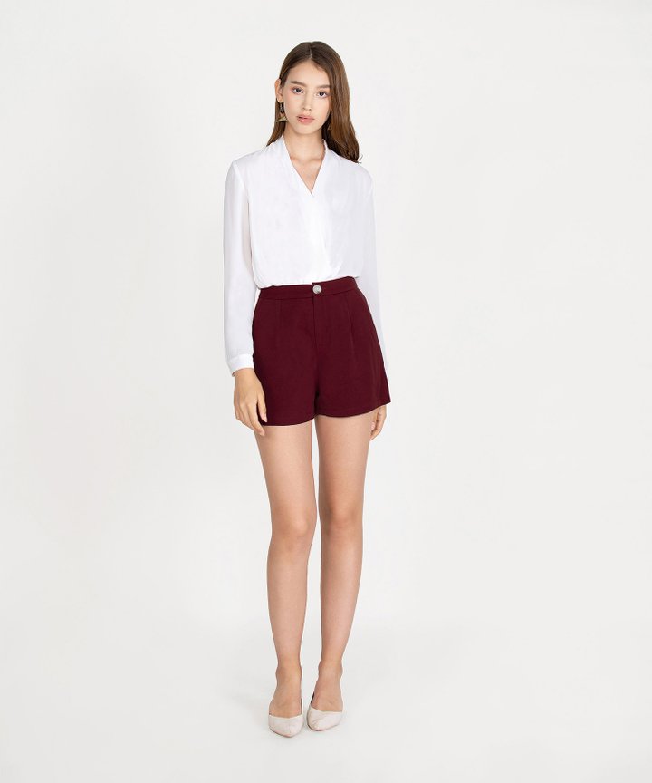Joie Classic Shorts - Maroon