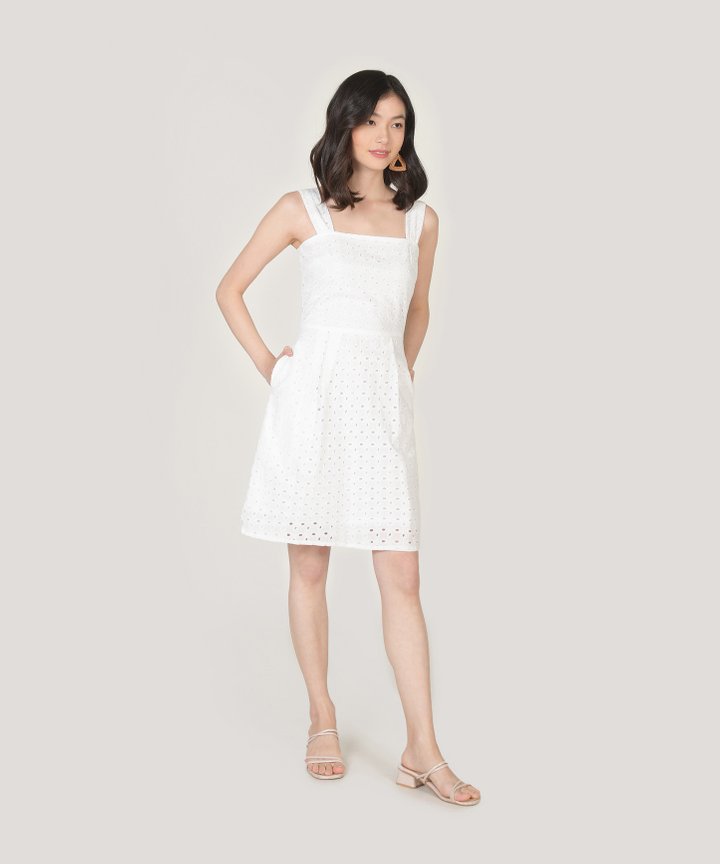 Apparel Her Velvet Vase  Ballad Tiered Shirtdress - White » Velvershop