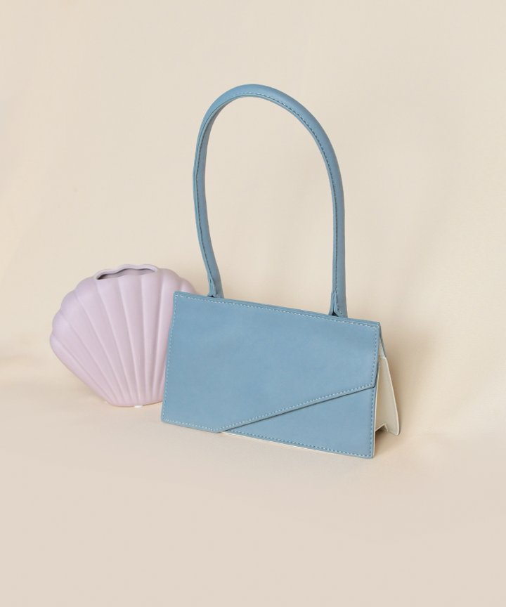 Genoa Rectangular Bag - Mist Blue