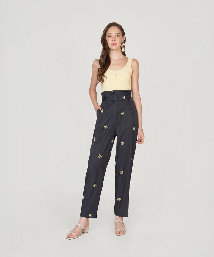 Amalfi Cropped Knit Tank - Pale Daffodil