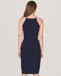 Philosophy Dress in Blue Back View
