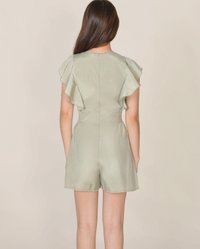 Blanche Ruffle Playsuit Back View