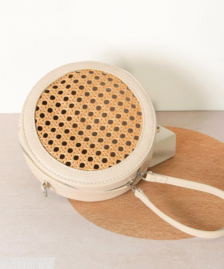 Armandine Woven Circular Bag (Restock)