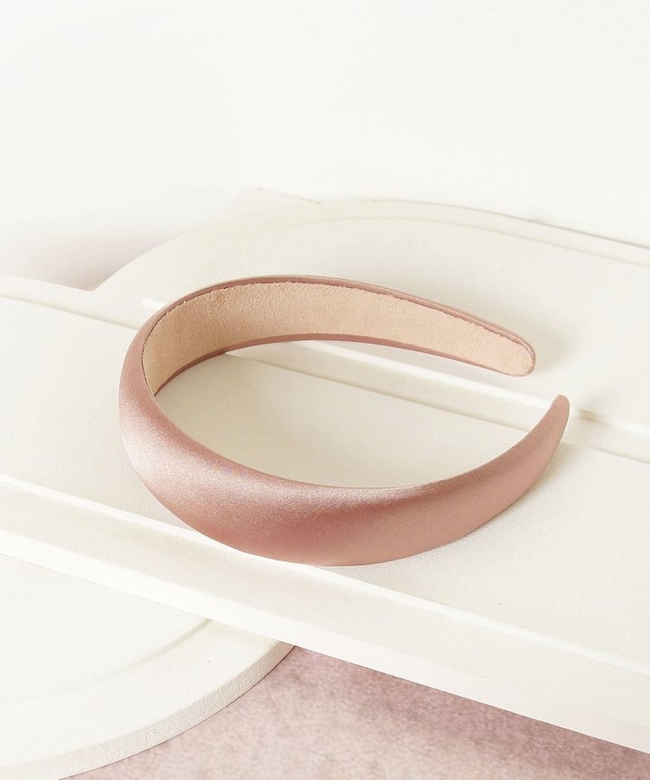 Mirelle Satin Hairband - Rose Pink (Restock)