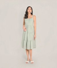 maje-gathered-midi-dress-pale-seafoam-2