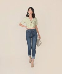 florentine-tie-front-cropped-top-willow-green-4