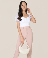 esmire-ruched-cropped-top-pearlescent-1