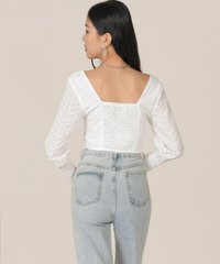 mischa-eyelet-ruched-top-white-5