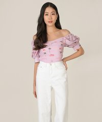sierra-pouf-sleeved-blouse-sunset-3