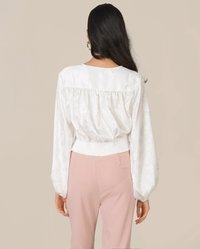 sonadora-twist-front-jacquard-blouse-pearlescent-5