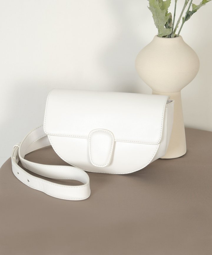 Gallant Vegan Leather Bag - White