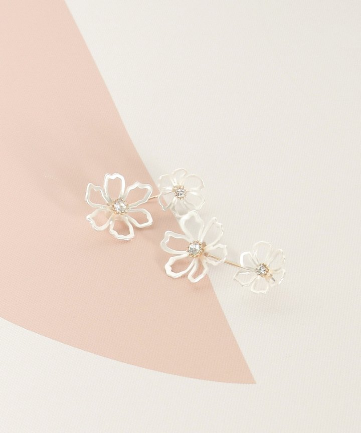 Mimi Crystal Floral Earrings
