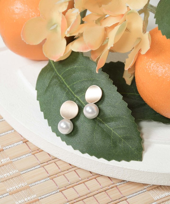 Oiseau Mini Pearl Earrings