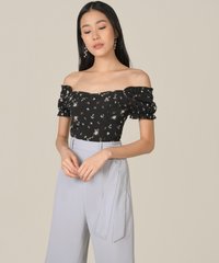 hansel-floral-smocked-back-top-black-5