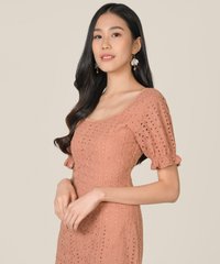 vianna-eyelet-pouf-sleeved-dress-peach-4