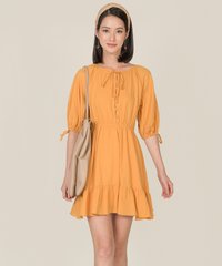 rosso-button-down-dress-mustard-2