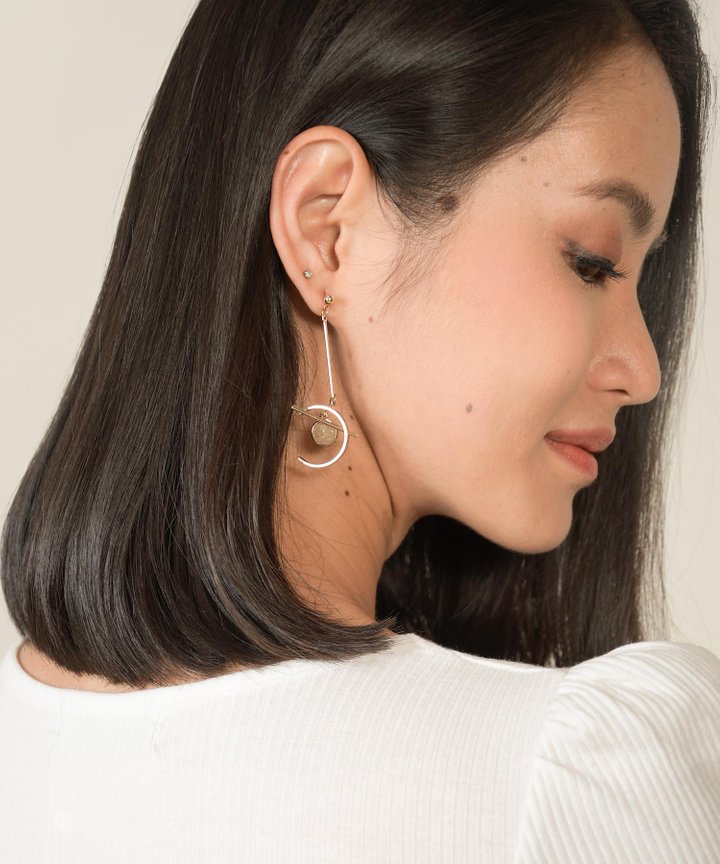 Klint Geometry Drop Earrings