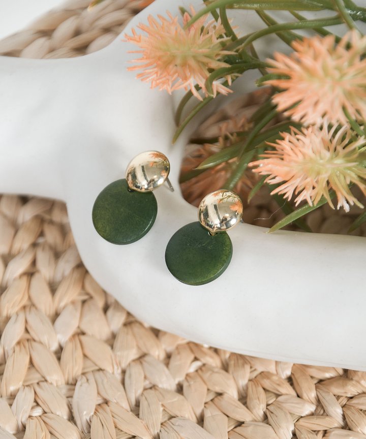 Ajo Pendant Earrings - Forest