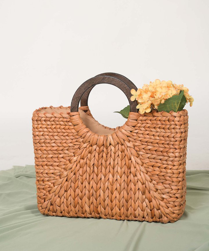 Camino Woven Tote Bag - Toasted