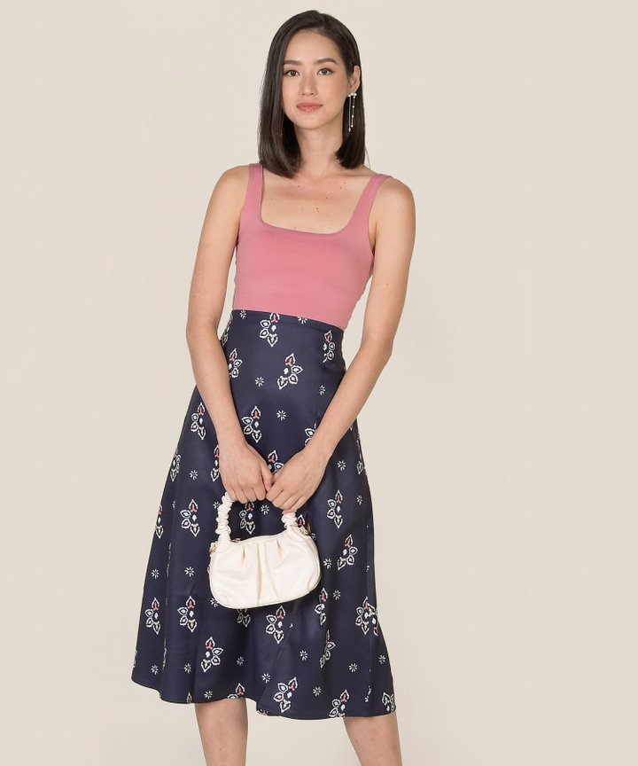 Sugar Cropped Tank - Rose