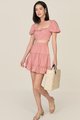 HVV Atelier Poetry Embroidered Co-ord in Rose Pink Women's Clothing Online
