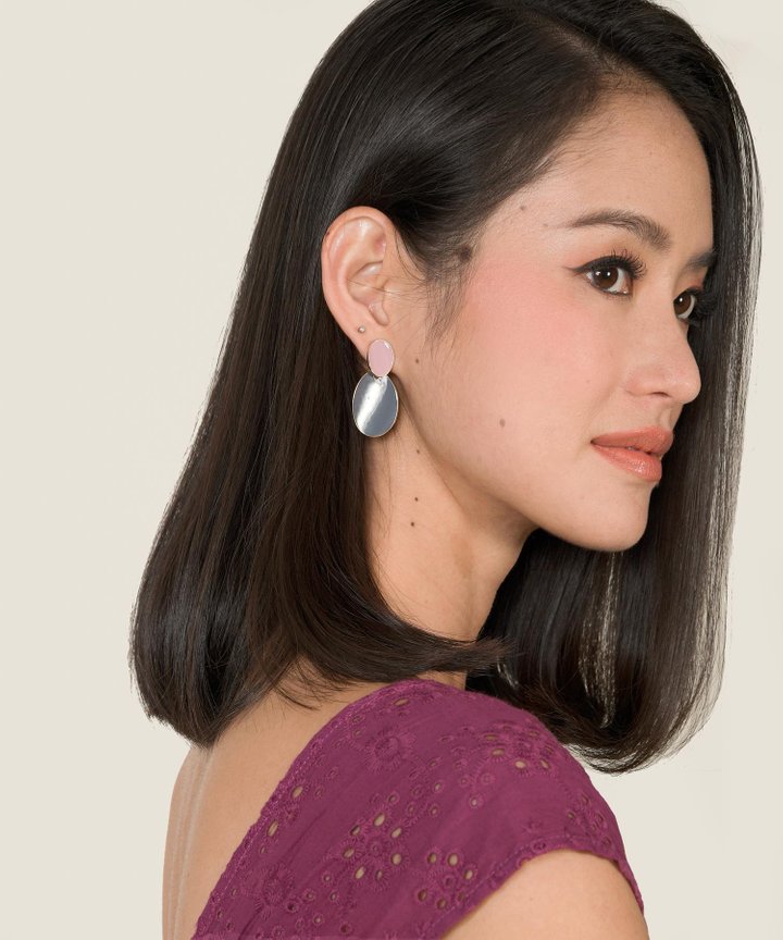 Fenton Oval Earrings