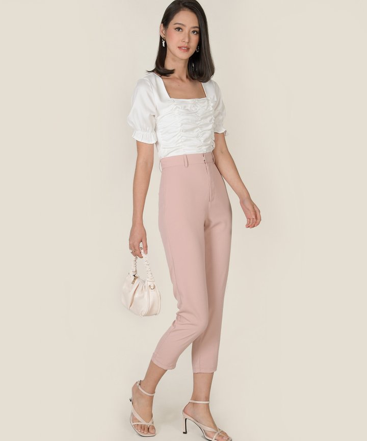 Prescott Tailored Pants - Blush