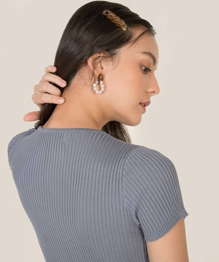 Rochas Pearl Link Earrings